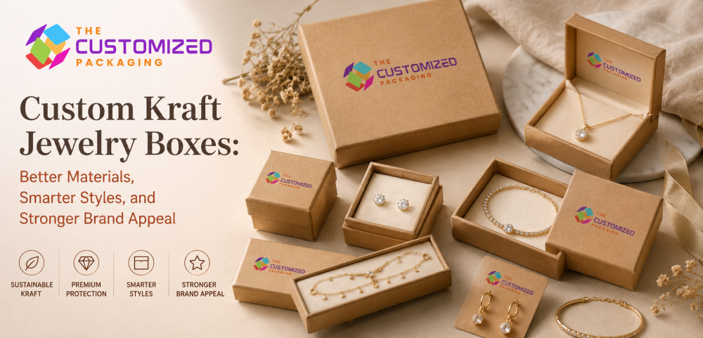 Custom Kraft Jewelry Boxes: How Kraft Material Shapes Jewelry Presentation
