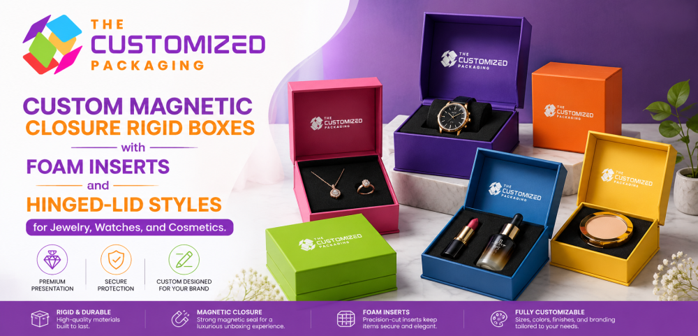 How to Design Magnetic Rigid Boxes with Foam Inserts for Jewelry, Watches and Cosmetics