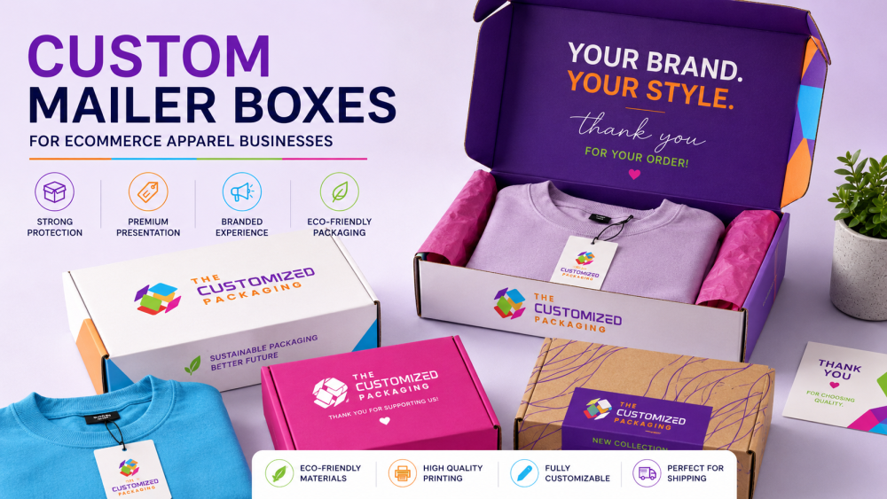 Custom Mailer Boxes for Ecommerce Apparel: How to Pack Clothing for Delivery