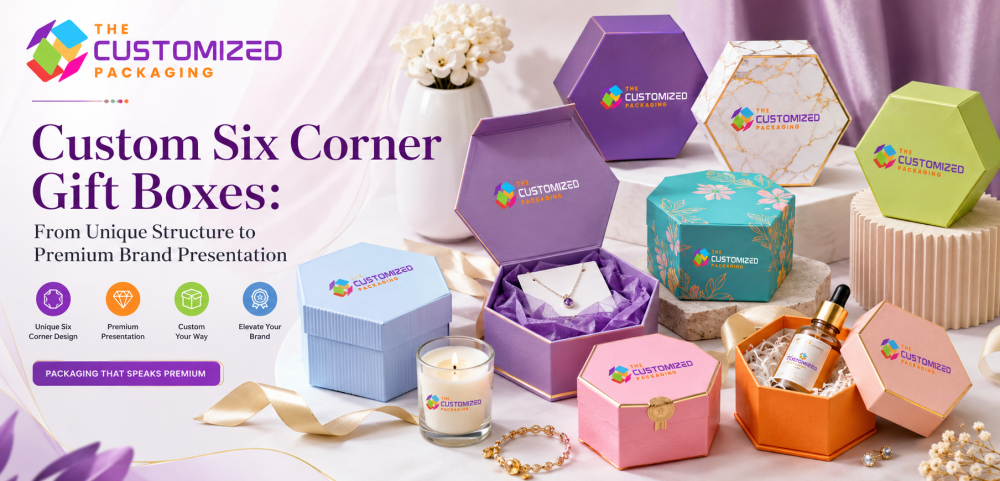 Custom Six Corner Gift Boxes: How the Regular Six-Corner Structure Works