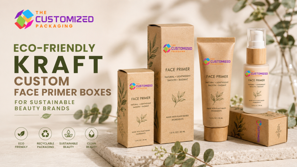 Kraft Face Primer Boxes: How Kraft Affects Printing, Color and Cosmetic Presentation