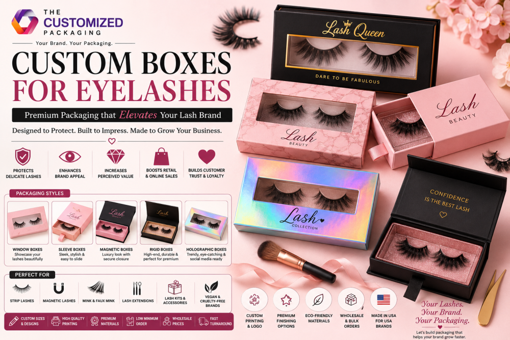 Custom Eyelash Packaging: Styles, Fit and Selection