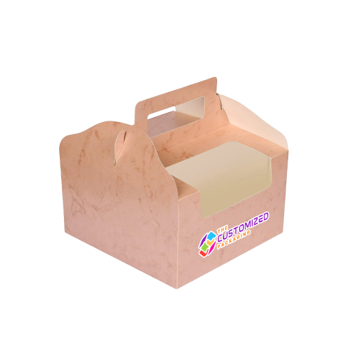 Linen 4 corner cake Boxes