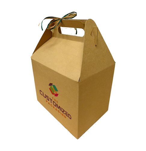 Custom Gable kraft Boxes