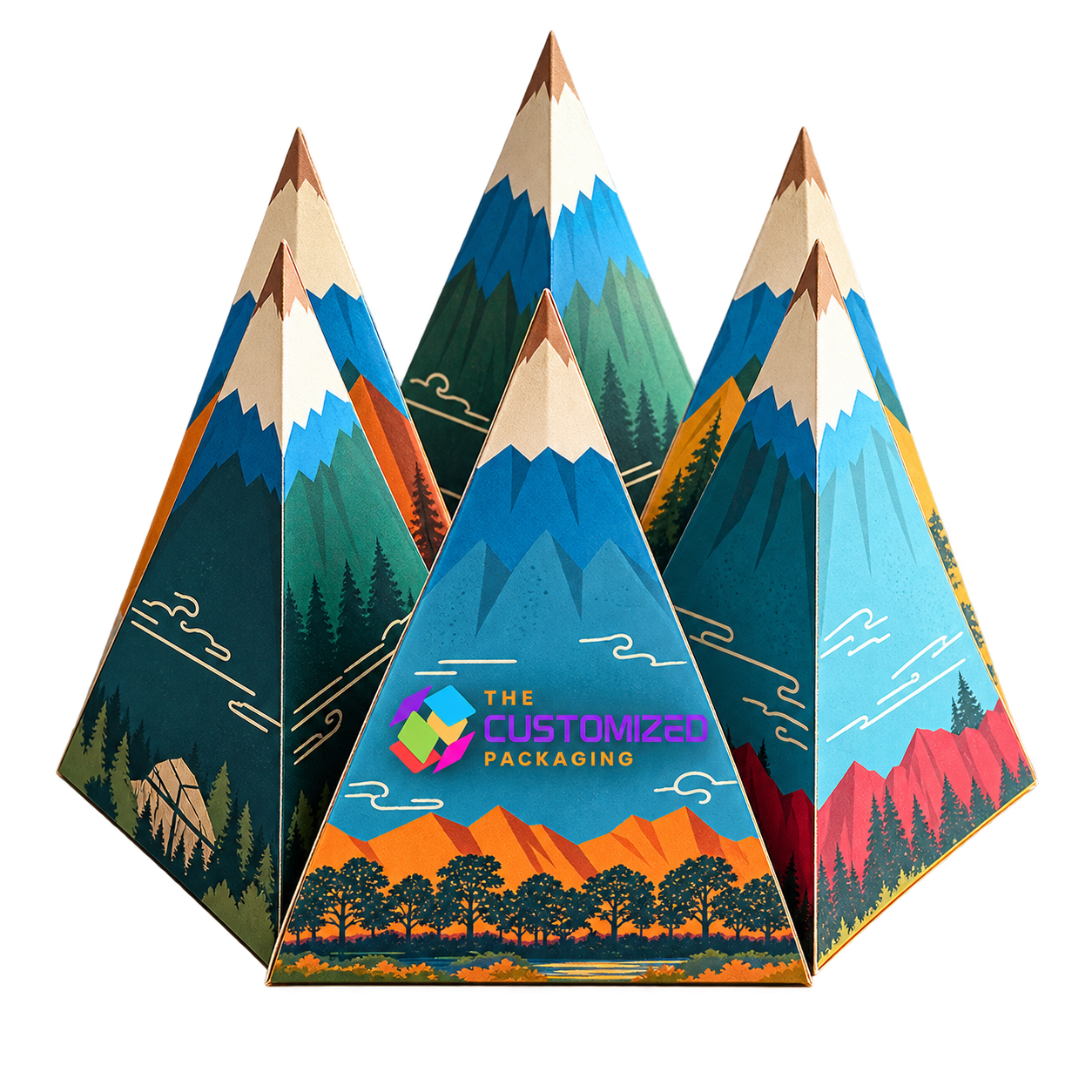 Custom Pyramid Boxes