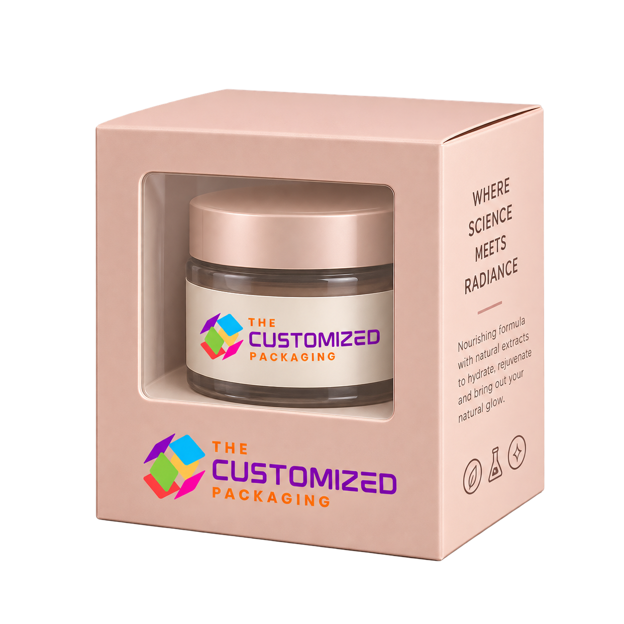 Custom Cream Boxes